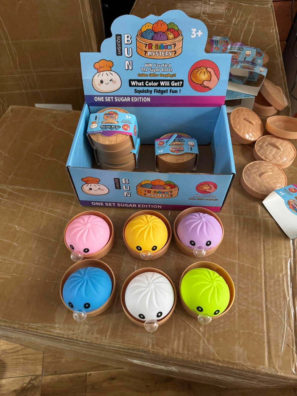 Squishy Bun Rainbow Mystery Sugar Edition
