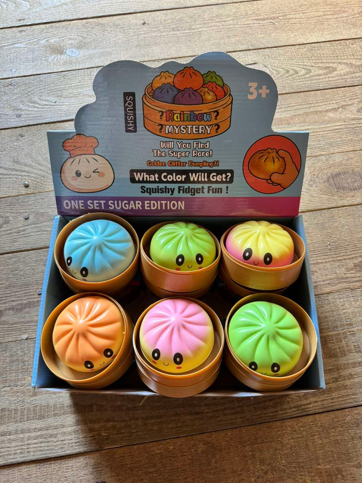 Squishy Bun Rainbow Mystery Dumpling Sugar Edition