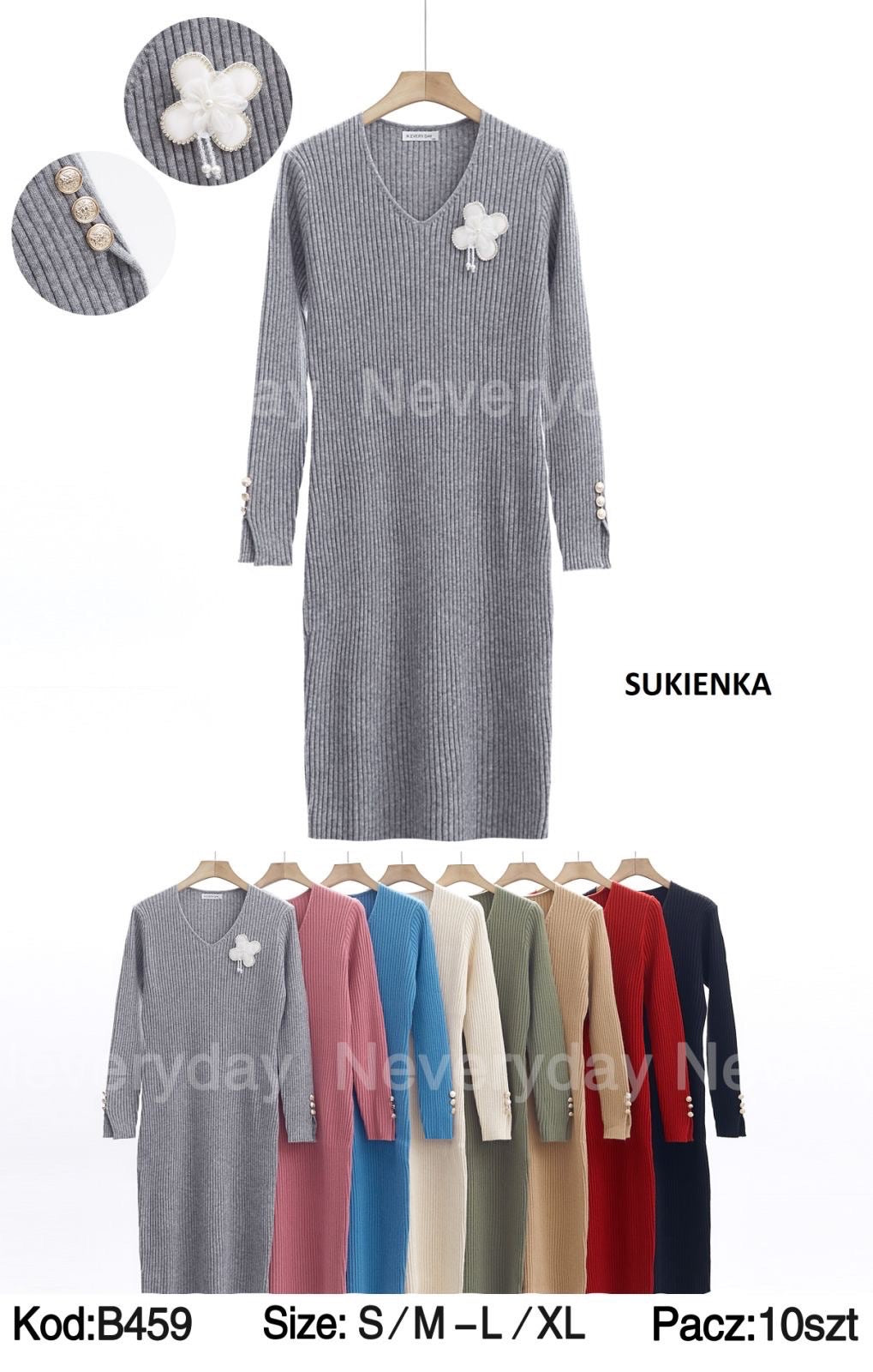 Sukienka Swetry