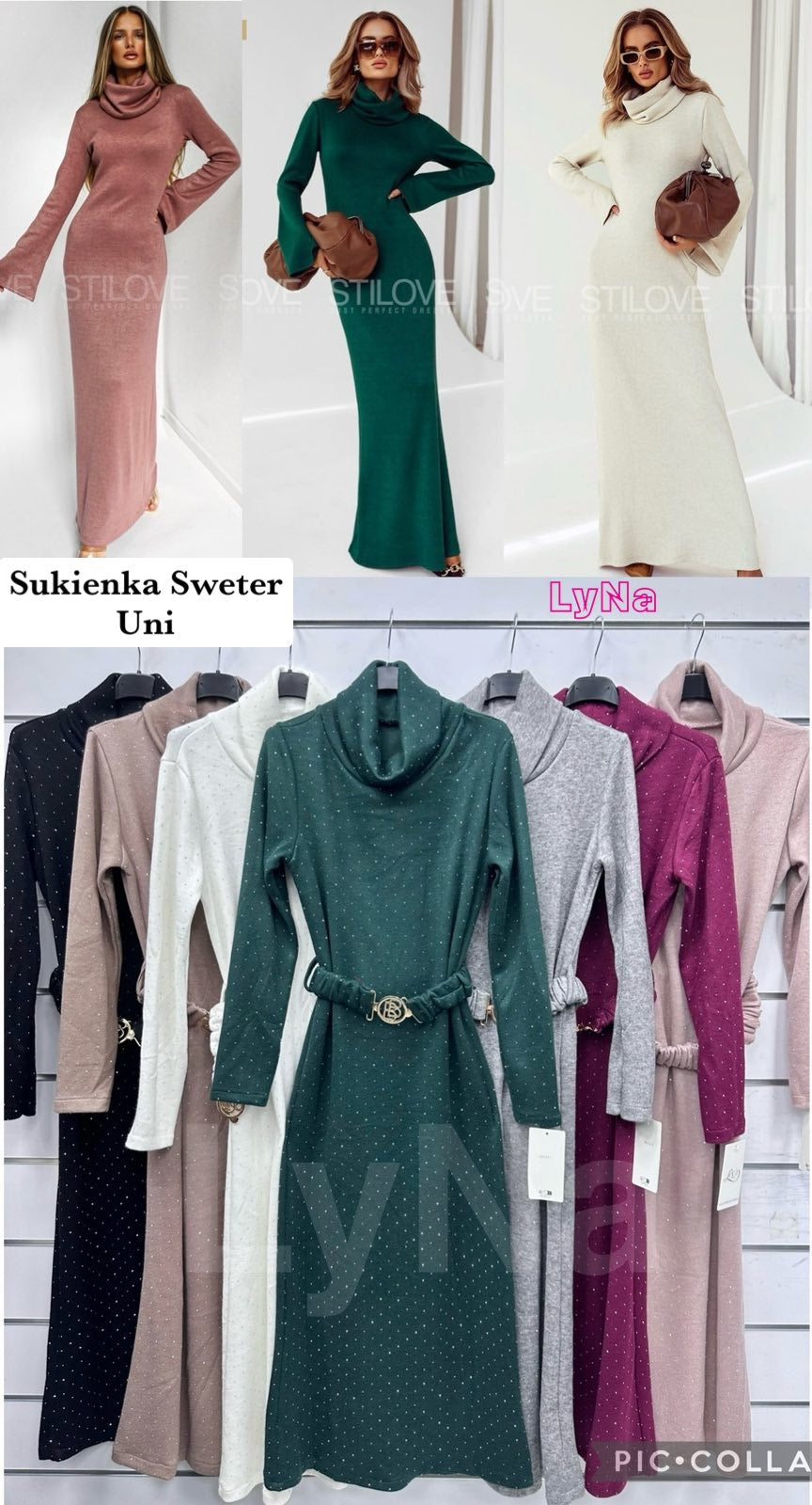 Sukienka Swetry
